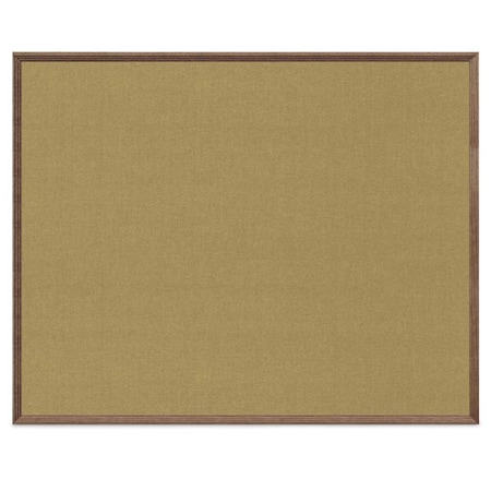 United Visual Products Wood Combo Board, 36"x48", Cherry/White Porcelain & Cork UVDECORK4836OAK-CHERRY-WHTPORC-CORK